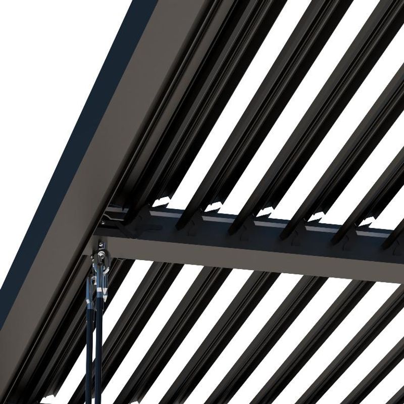 Pergola 4x4m  Sort